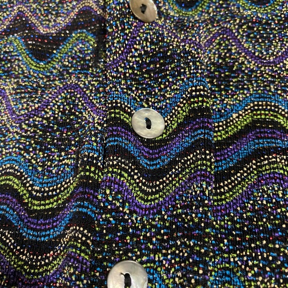 Rabbit, Rabbit, Rabbit Designs Purple,blue, silver multi color sparkle duster 8 - Picture 7 of 9